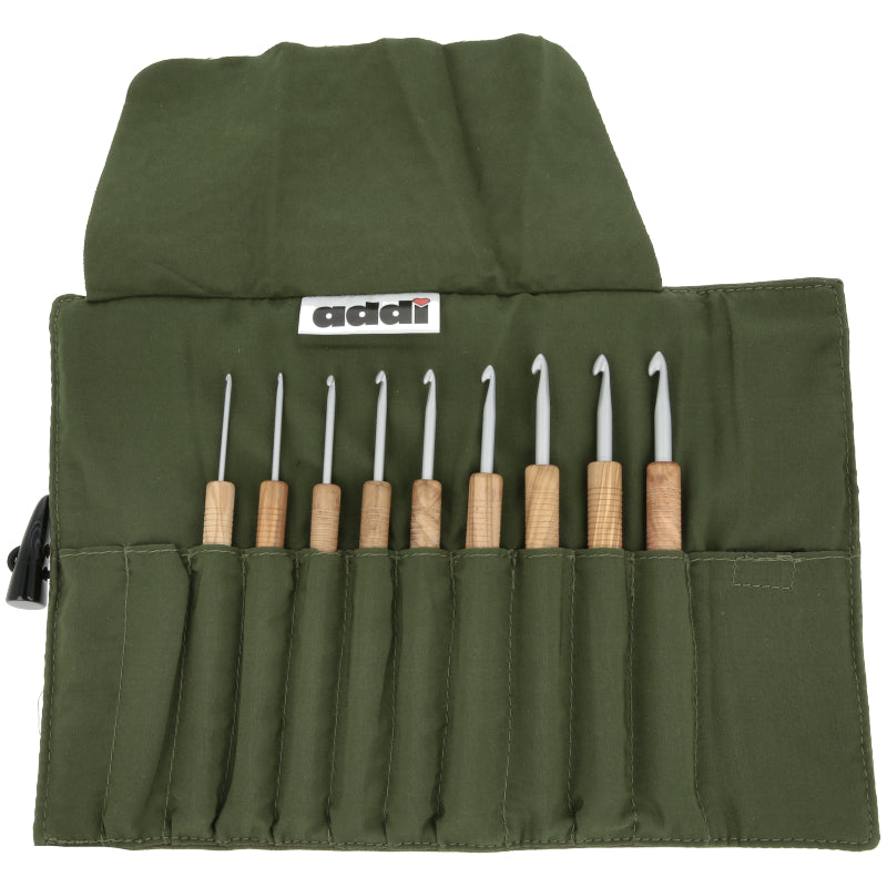 addiWrap bois d'olives Crochet pour laine Etui