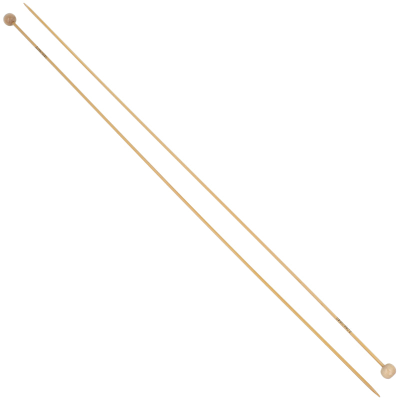 Aiguille à tricoter pour veste bambou Longue 35cm