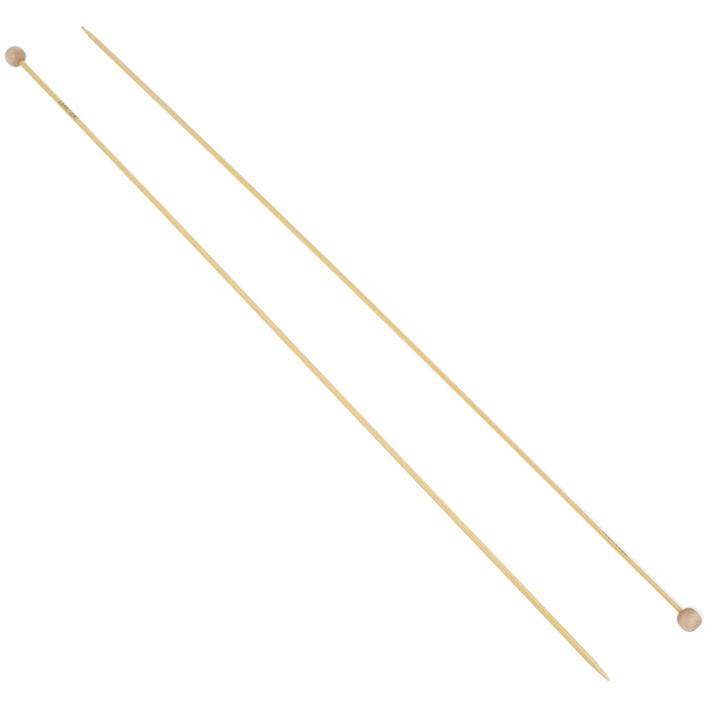 Aiguille à tricoter pour veste bambou Longue 35cm