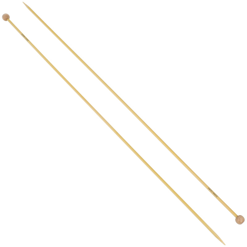 Aiguille à tricoter pour veste bambou Longue 35cm