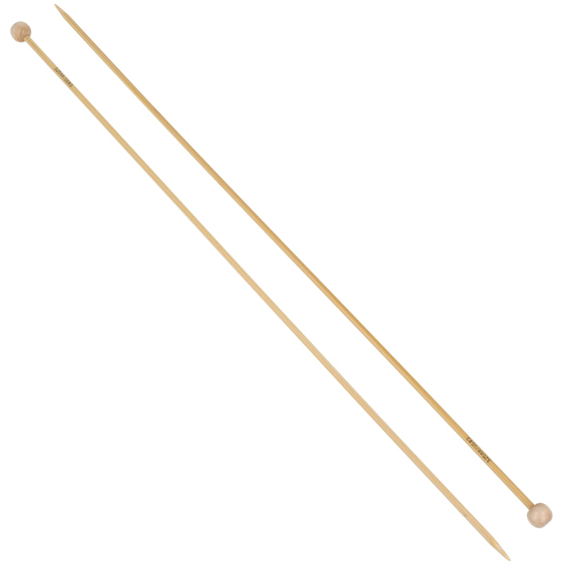 Aiguille à tricoter pour veste bambou Longue 35cm