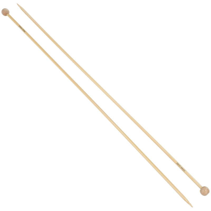 Aiguille à tricoter pour veste bambou Longue 35cm