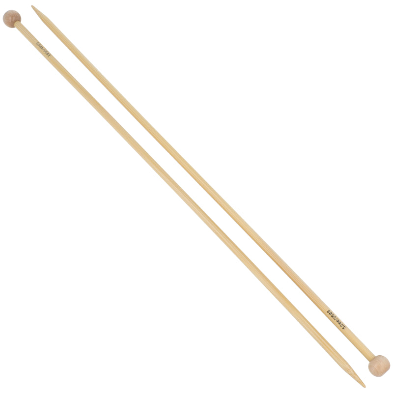 Aiguille à tricoter pour veste bambou Longue 35cm