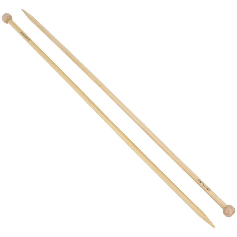 Aiguille à tricoter pour veste bambou Longue 35cm