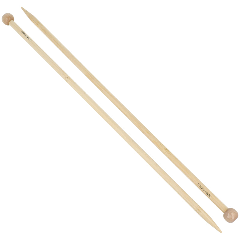 Aiguille à tricoter pour veste bambou Longue 35cm