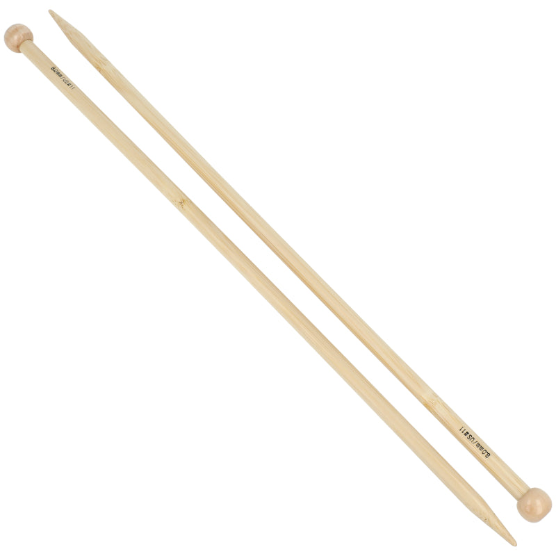 Aiguille à tricoter pour veste bambou Longue 35cm