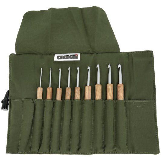 addiWrap bois d'olives Crochet pour laine Etui