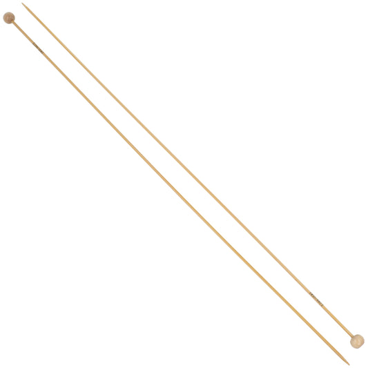 Aiguille à tricoter pour veste bambou Longue 35cm