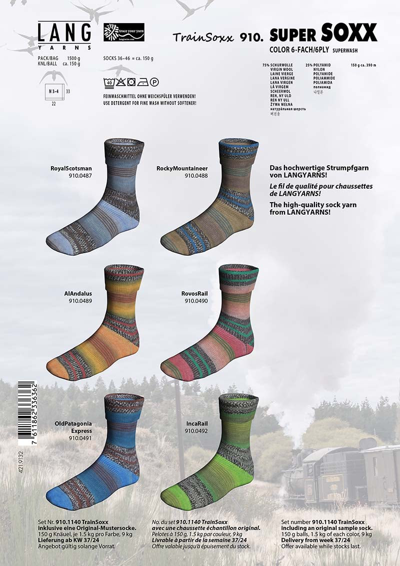 SUPER SOXX COLOR 6-FACH/PLY