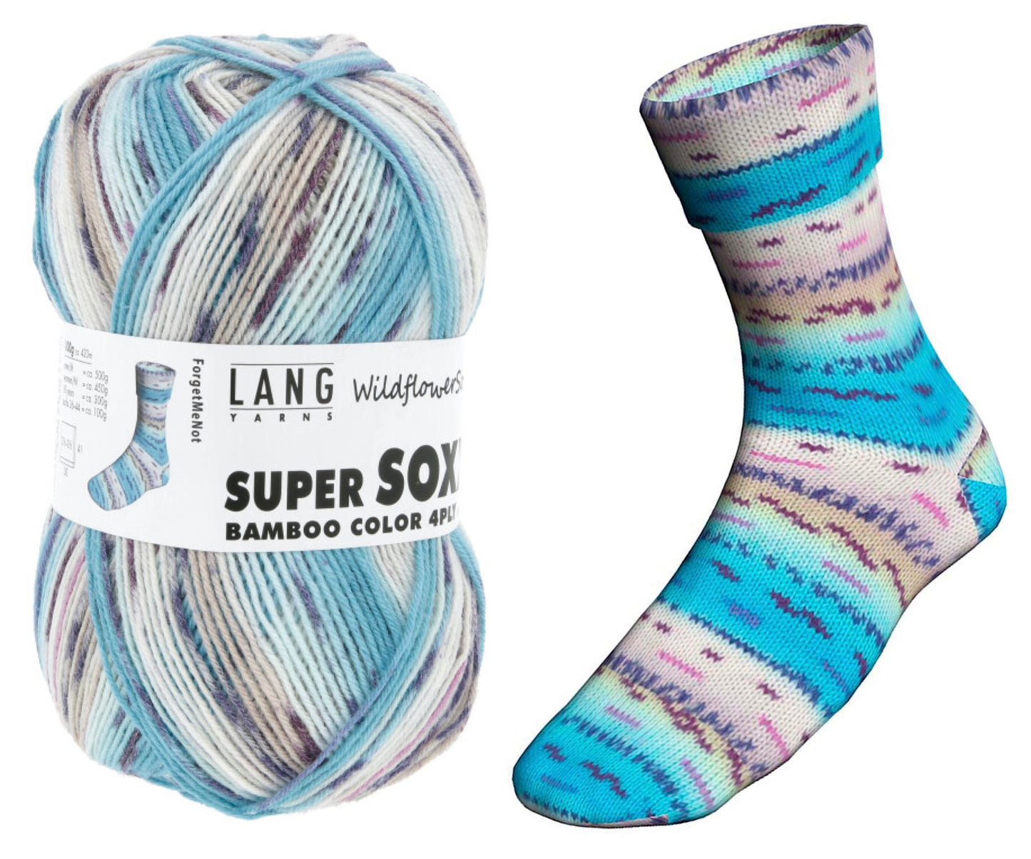 SUPER SOXX BAMBOO COLOR 4-FACH/4-PLY