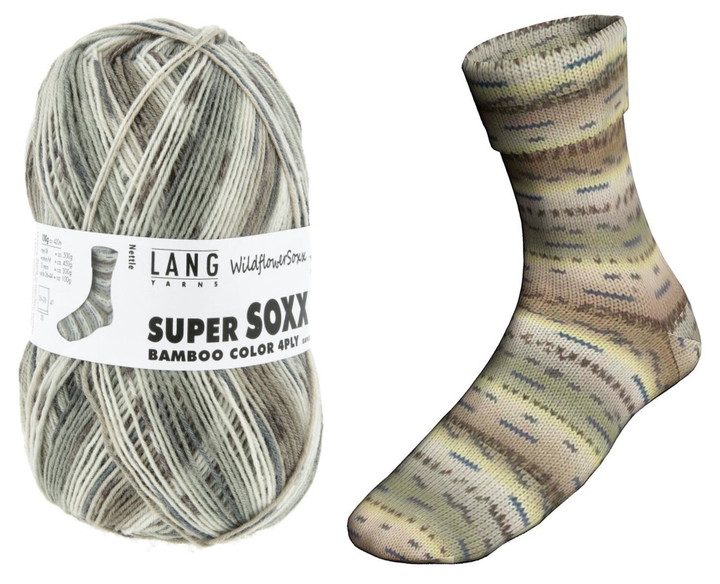 SUPER SOXX BAMBOO COLOR 4-FACH/4-PLY